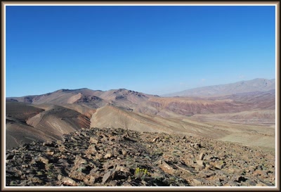 Paysage sur la route d'Oussikis
