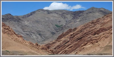 Paysage sur la route d'Oussikis