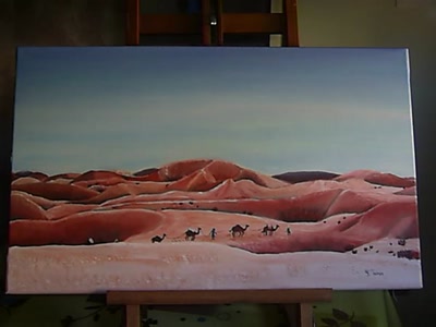 Œuvre de pomme: Les dunes de sable