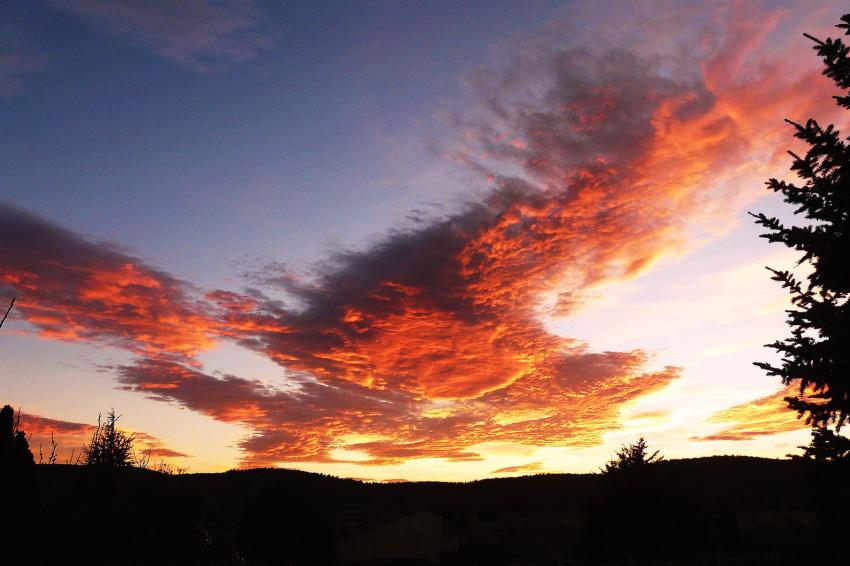 Un ciel très coloré