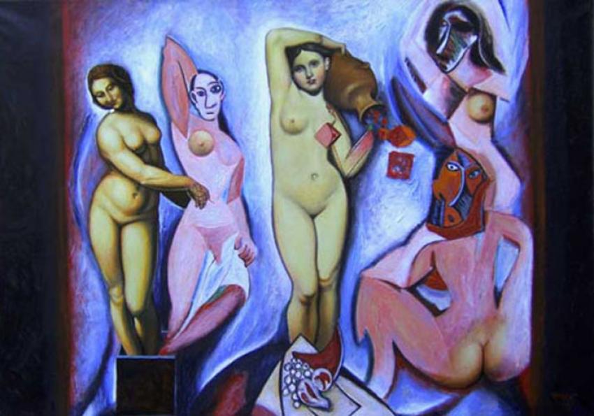 Peintures du peintre Aldéhy.