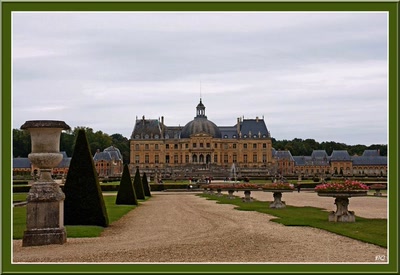 Œuvre de danque: Chateau Vaux le Vicomte.