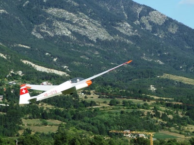 treuillage de planeur, St Crépin