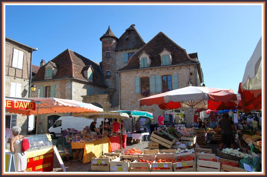 Bretenoux (46) Le marché