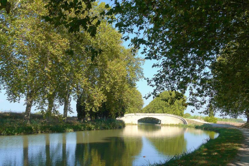 Le Pont de Rome sur le Canal du Midi