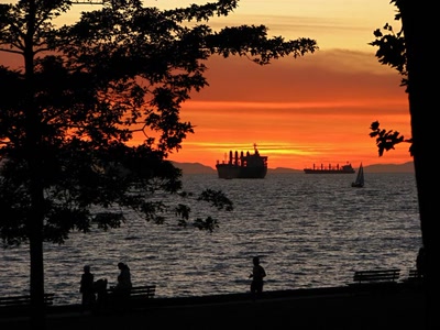 Œuvre de Alle: Coucher de soleil