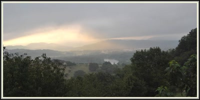 Orage dans la vallée de la Dordogne