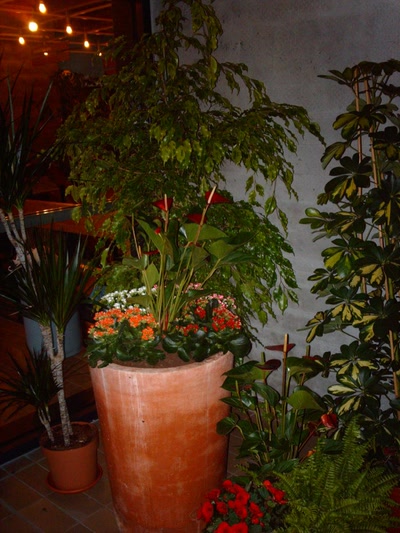 Œuvre de marin: decor floral