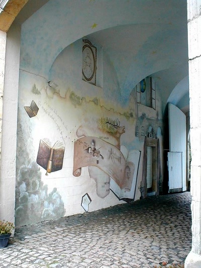 entrée du chateau du Pont d'Oye