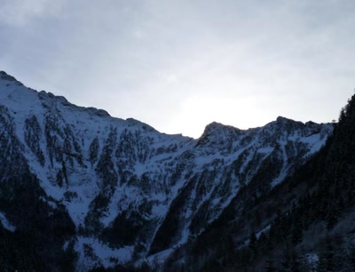 Œuvre de libellule: montagne