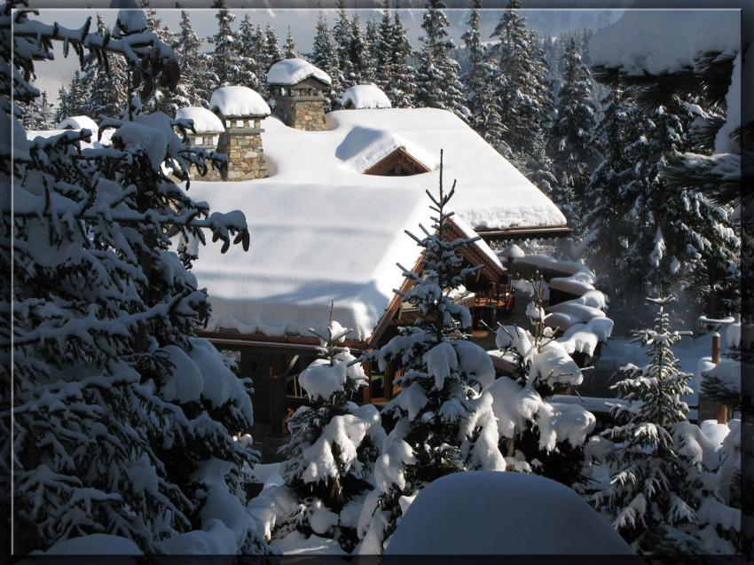 Courchevel sous la neige