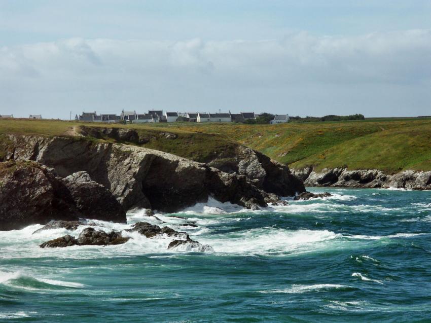 Côte sauvage à Belle-Ile en mer.
