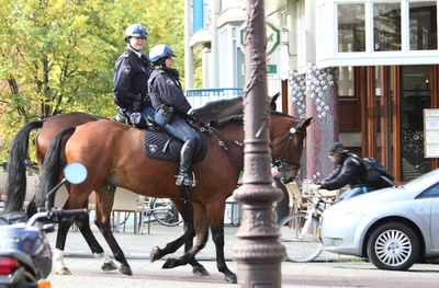 Résultat de recherche: Amsterdam (125) La police montée m'a à l'oeil...