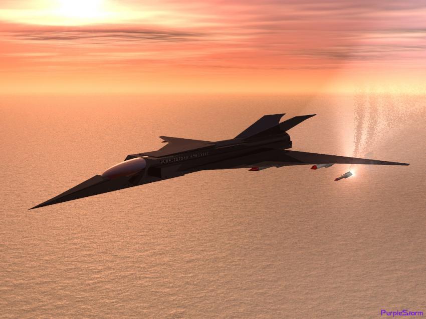 Prototype avion de chasse 