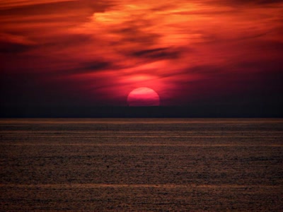 Œuvre de Yoyo: Coucher de soleil