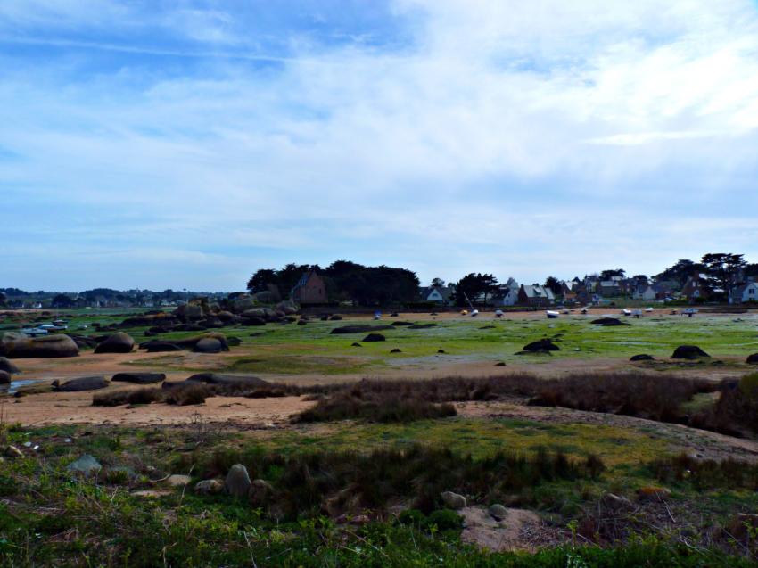 Perros Guirec à marée basse