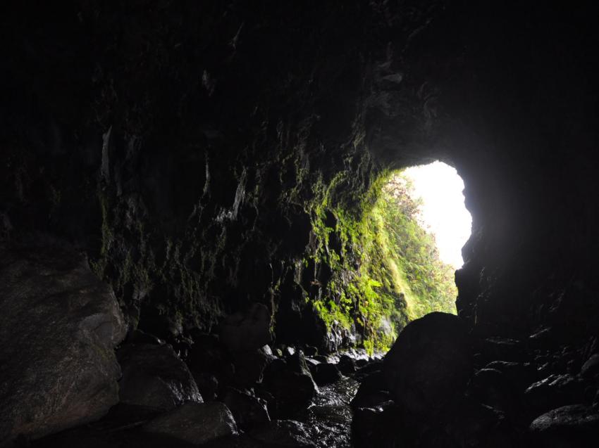 Intérieur d'un lavatube