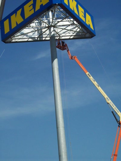 Œuvre de marin: pas peur du vertige