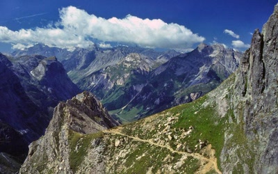 Œuvre de danque: Pralognan, col Rosset