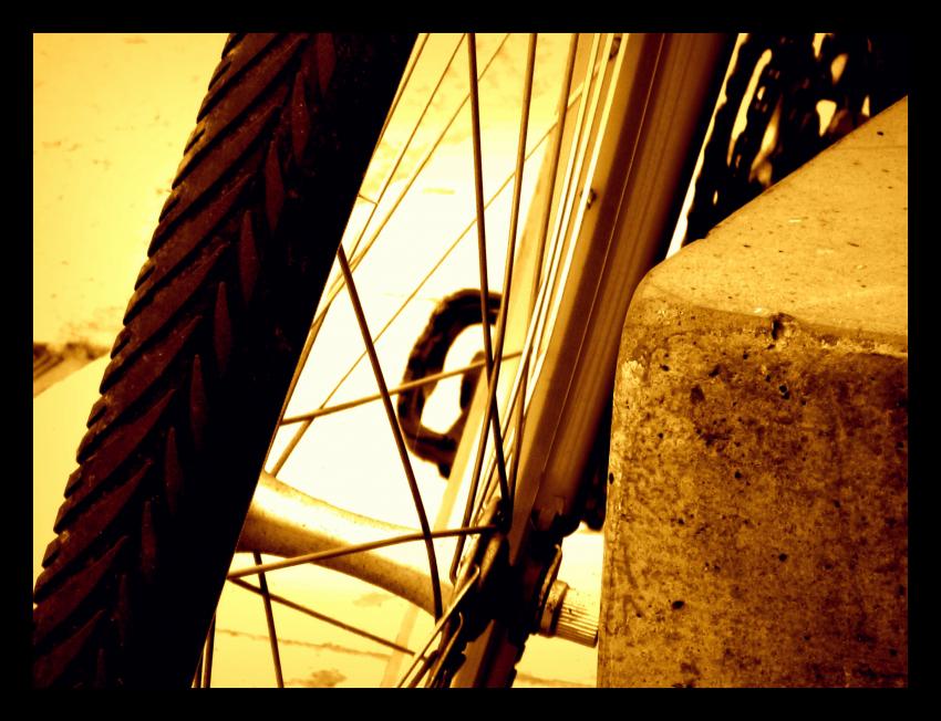 une petite pause après avoir bien pédalé