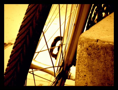 une petite pause après avoir bien pédalé