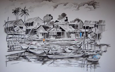 VILLAGE DE PECHE KHMER