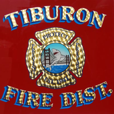 Ecusson des pompiers de Tiburon (Californie)