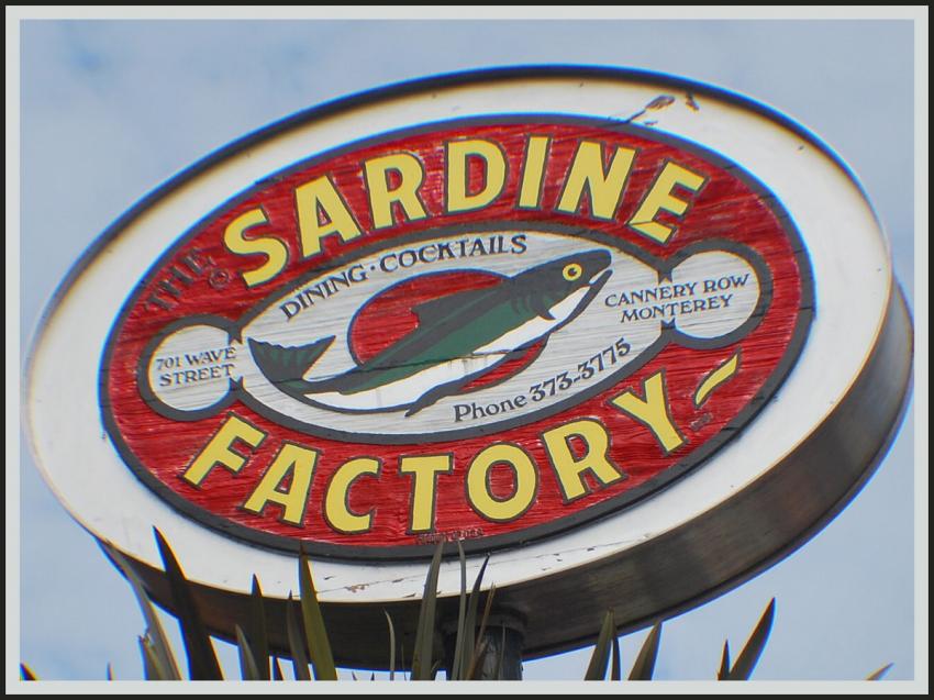 Enseigne à Monterey (Californie)