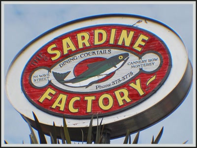 Enseigne à Monterey (Californie)