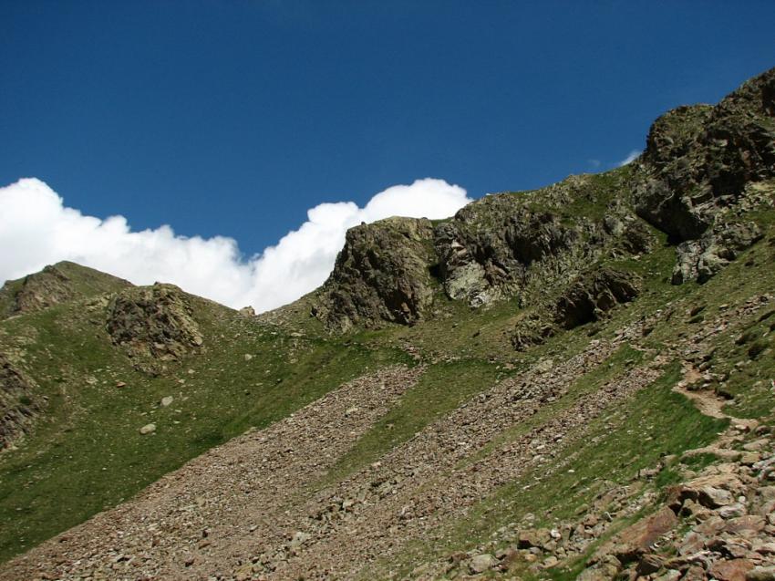 Apres le col les lacs de Prals 