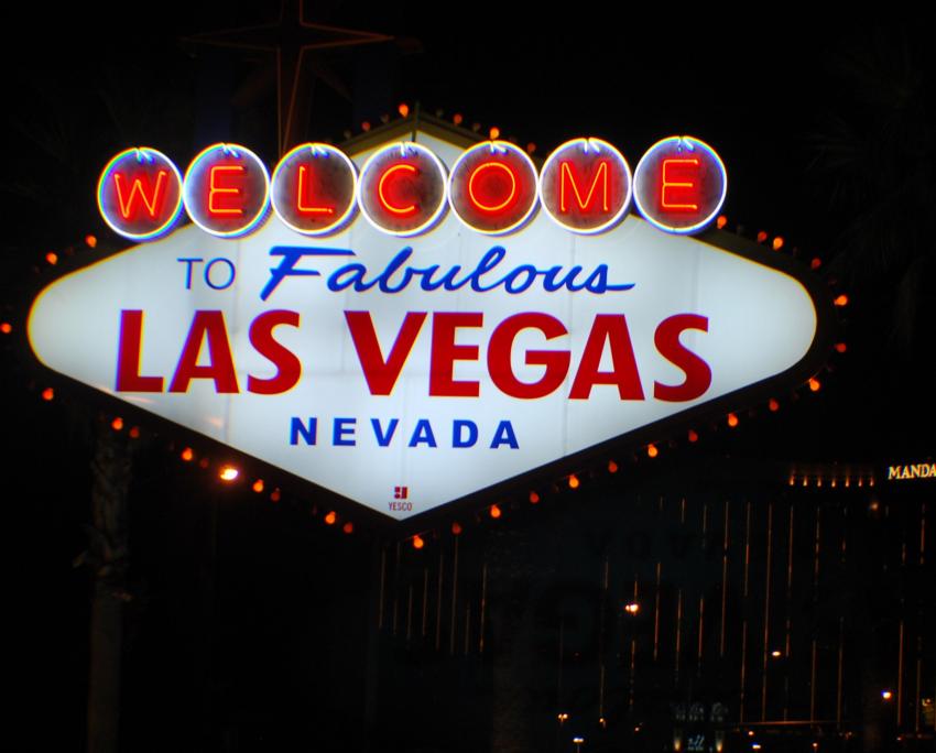 Arrivée à Las Vegas