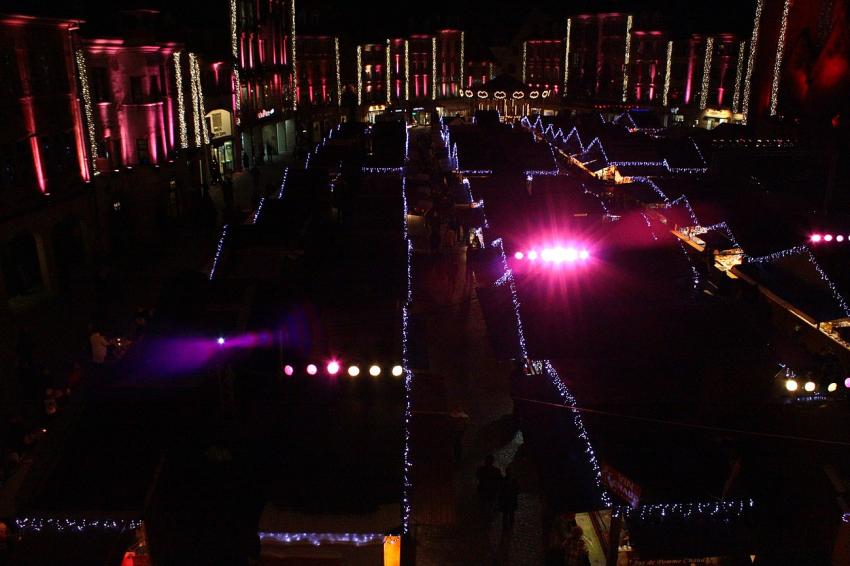 Le marché de Noël de Mulhouse (effets spéciaux)