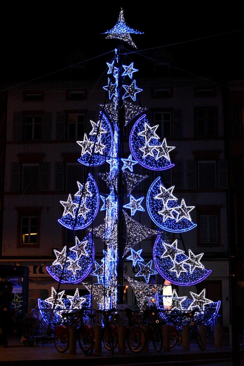 Les vélos et le sapin