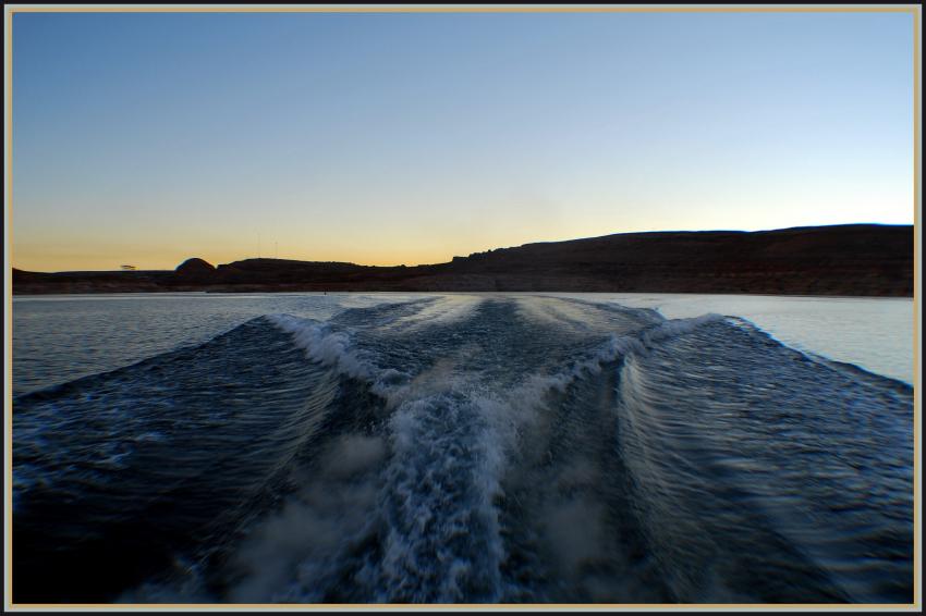 Sur la lac Powell - Arizona