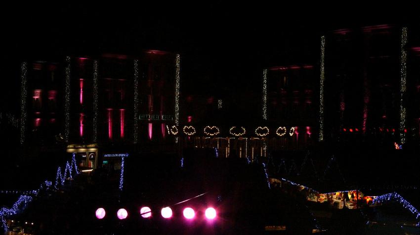 Lumières Place de la Réunion