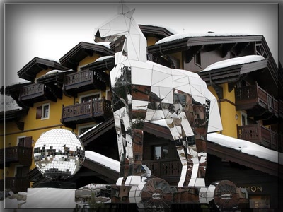 Œuvre de biotrans: Bling Bling à Courchevel