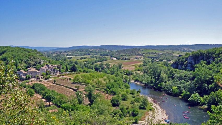 beau temps sur l'Ardèche