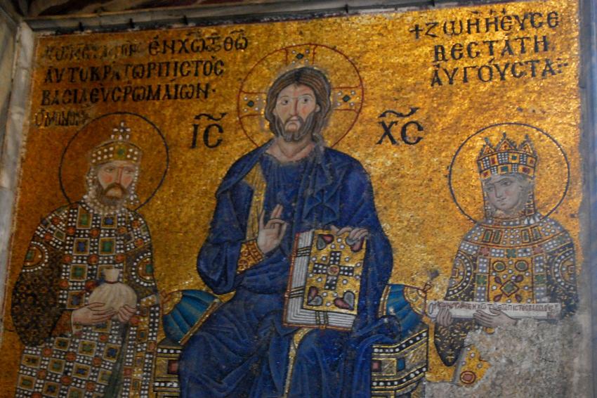 Istanbul - Ste-Sophie- Mosaïque (Xème siècle)