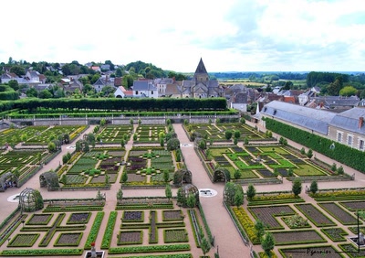 Œuvre de Pgarnier: Le château de Villandry.