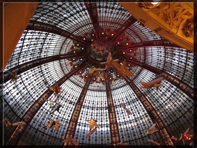 Œuvre de biotrans: Coupole Galeries Lafayette