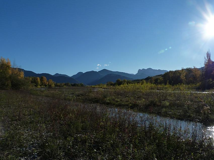 Au bord de la riviére Drôme 