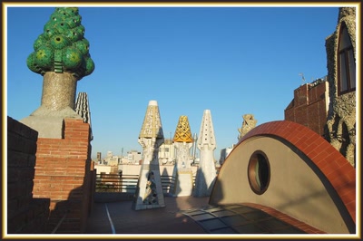 Barcelone - Les cheminées du Palais Güell