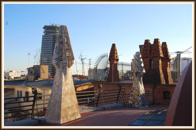 Barcelone - Les cheminées du Palais Güell