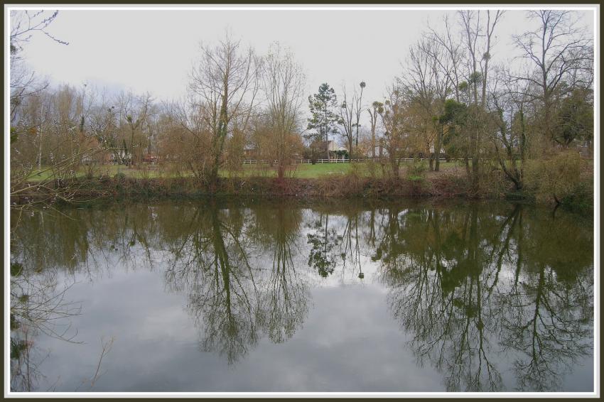 Reflets d'hiver à l'Isle-Adam (95)