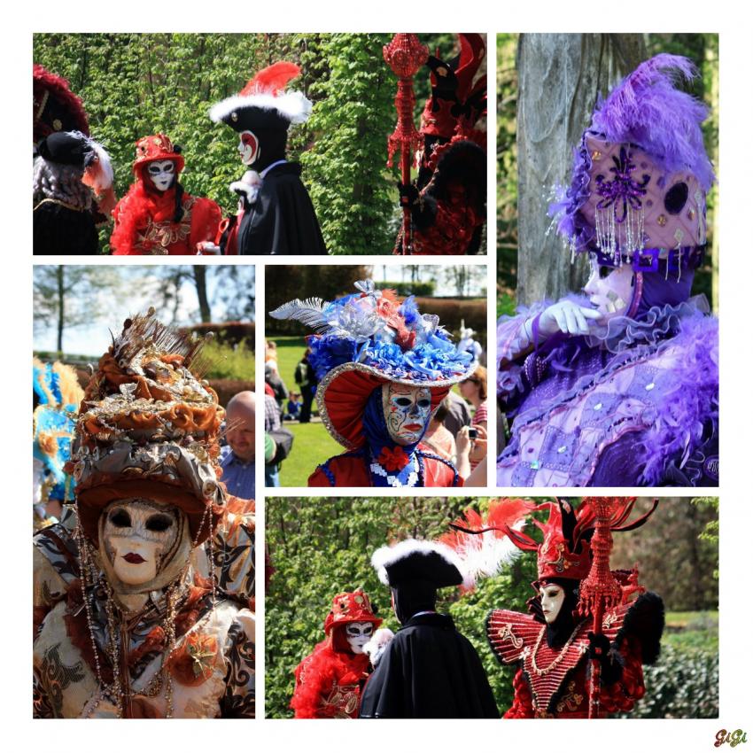 Les costumés des Jardins d'Annevoie.