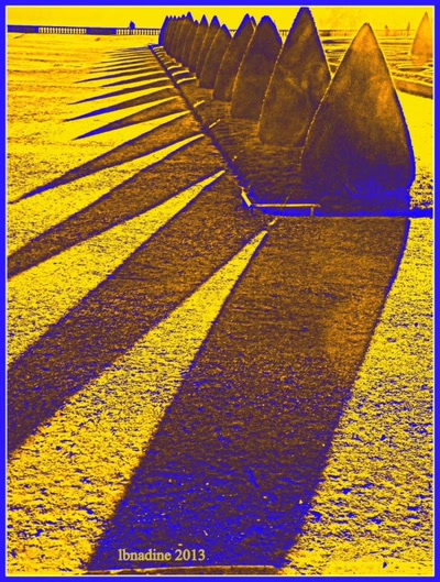 Œuvre de bnadine: ombre et lumière...Versailles.