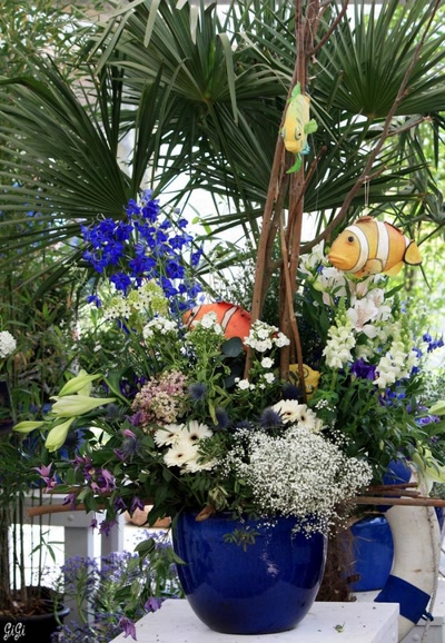 Œuvre de GiGine: Composition florale