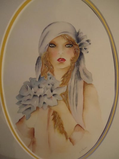 Œuvre de marie: JEUNE FILLE D'APRES SARA MOON