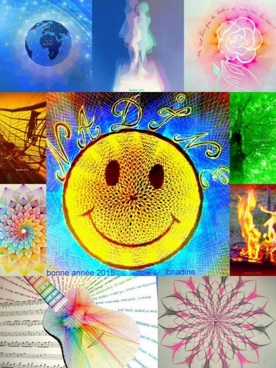 Œuvre de bnadine: bonne année 2015 :)