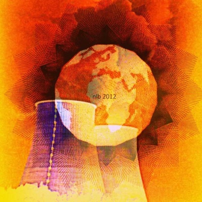 Œuvre de bnadine: centrale nucléaire.